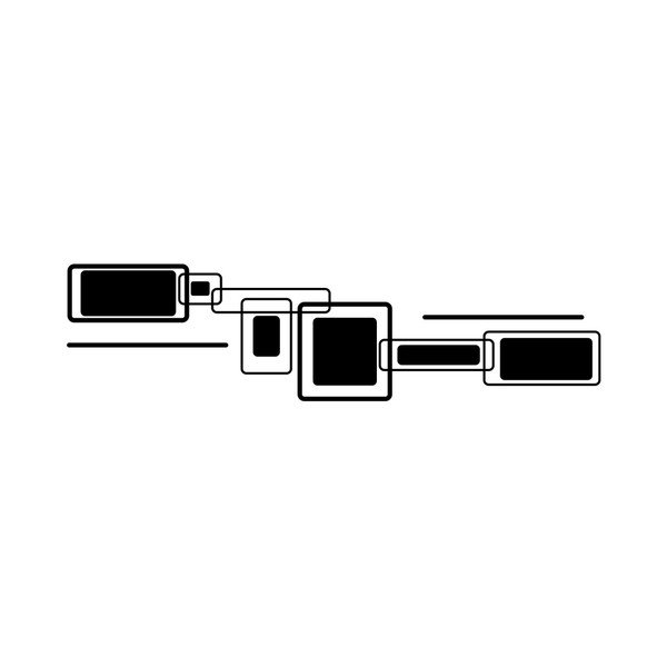 Samolepka Ambiance Rectangular Designs-image-2