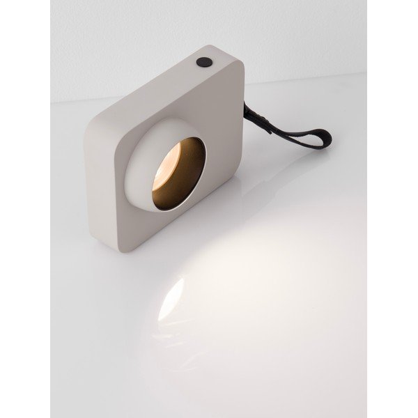 Бежова метална LED затъмняваща се настолна лампа (височина 11 cm) Kedros – Nova Luce-image-2