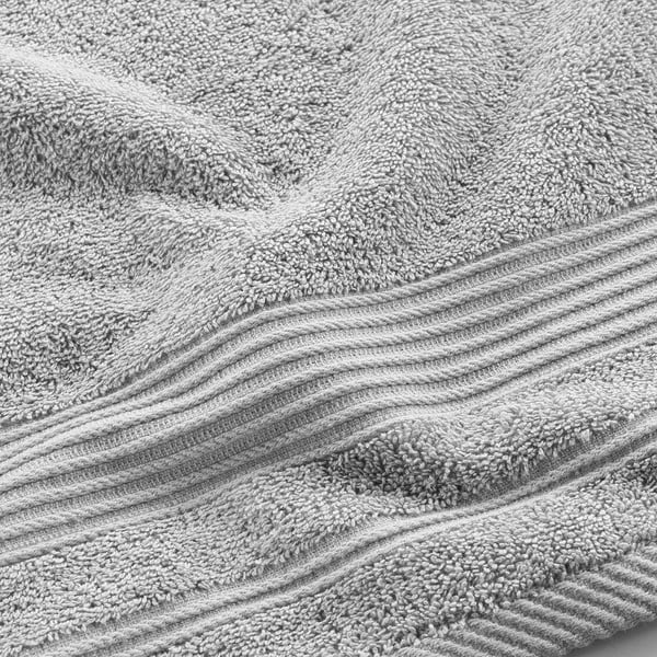 Светлосива памучна кърпа от тери 50x90 cm Tendresse – douceur d'intérieur-image-2