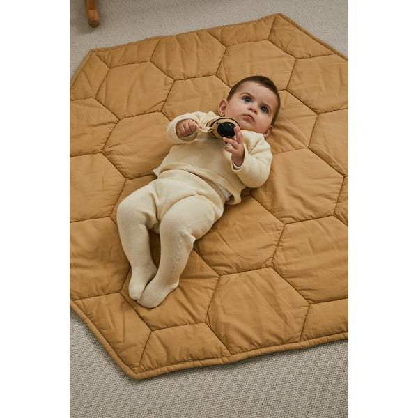 Жълто детско килимче за игра Honeycomb – Lorena Canals-image-2