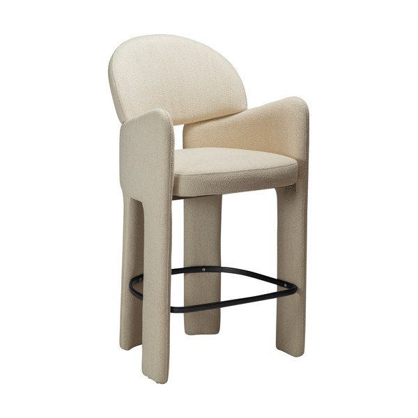 Бежов бар стол (височина на седалката 68,5 cm) Aole – DAN-FORM Denmark