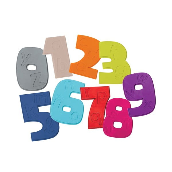 Детски противоплъзгащи подложки за вани в комплект от 10 бр. 11x12,5 cm Chifres – MSV