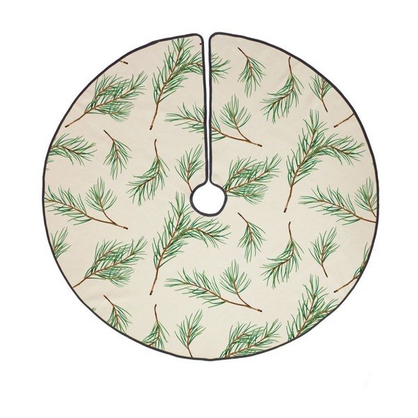 Памучен килим под коледната елха , ø 130 cm Fir Branches - Butter Kings