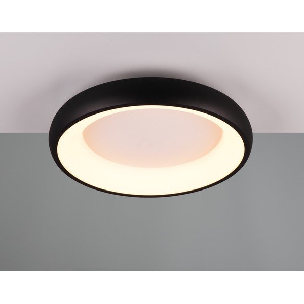 Черно LED затъмняващо се осветително тяло за таван Cardona – Trio-image-1