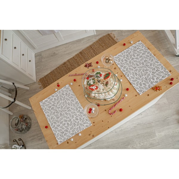 Подложки от плат с коледен мотив в комплект от 2 подложки 35x45 cm - Butter Kings-image-1