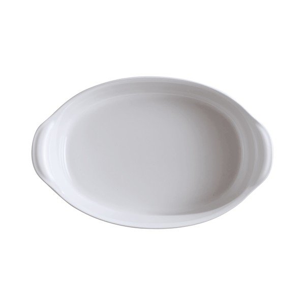 Бял овален съд за печене , 2,3 л - Emile Henry-image-1