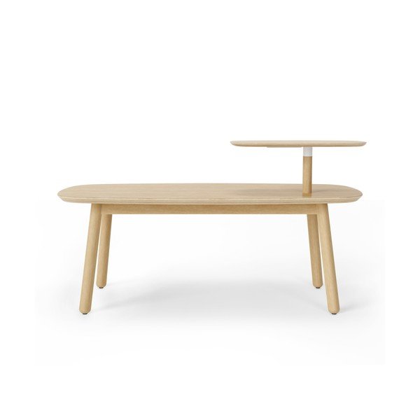 Масичка за кафе от букова дървесина в естествен цвят 56x120 cm Swivo - Umbra-image-4