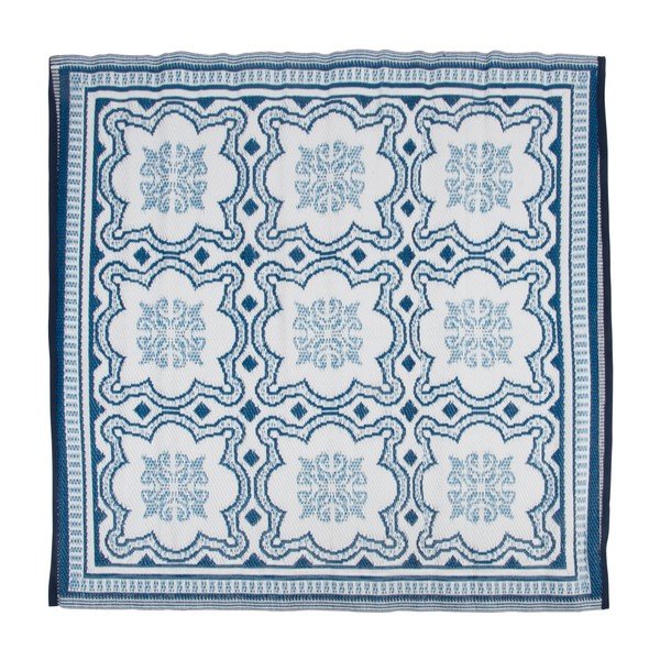 Двустранен килим за открито Blue Wish, 152 x 152 cm - Esschert Design-image-2