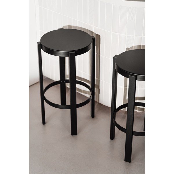 Черен стоманен стол Doon – noo.ma-image-1