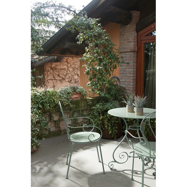 Стоманена кръгла градинска масичка ø 70 cm Etienne – Bizzotto-image-1