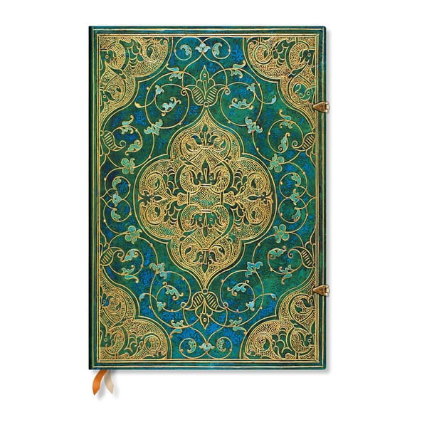 Тетрадка Turquoise Chronicles с твърди корици, 21 x 30 cm - Paperblanks