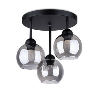 Черна лампа за таван ø 15 cm Grande - Nice Lamps