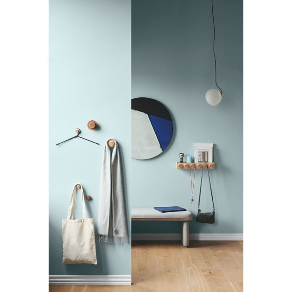 Комплект от 3 куки за стена, изработени от тъмно оцветено дъбово дърво Wood - LEGO®-image-2