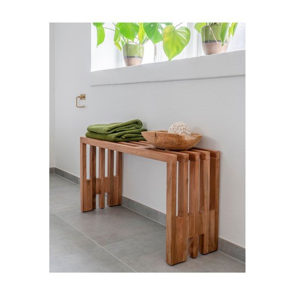 Купа от тиково дърво, диаметър 20 cm Rio - House Nordic-image-1