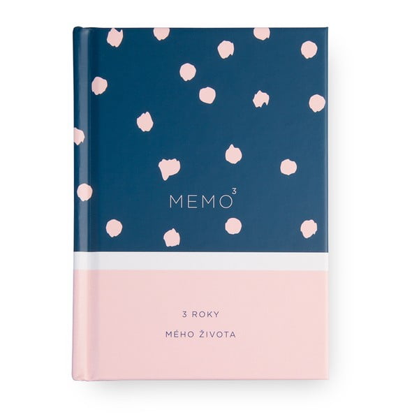 Прахово розова тетрадка с книжка за 3 години Memo3 - Bloque.