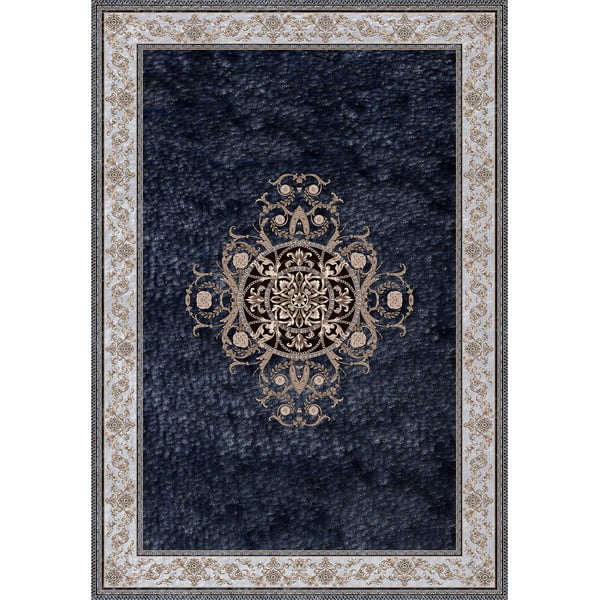 Тъмносин килим Ava, 160 x 230 cm - Vitaus