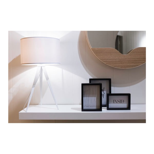 Бяла настолна лампа Tripod - Zuiver-image-1