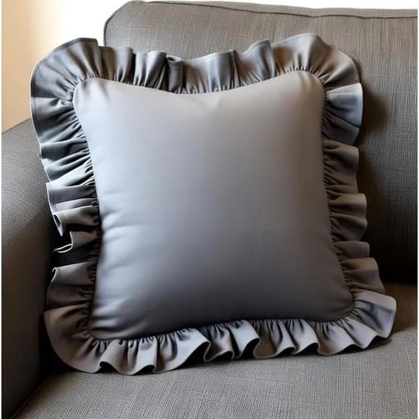Калъфка за възглавница със смес от памук 40x40 cm Ruffled – Mila Home