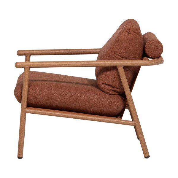 Теракотен градински стол метален/подплатен Cavero – WOOOD-image-3