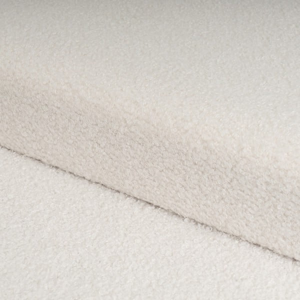 Бяла табуретка от букле Ecru – Casa Selección-image-1