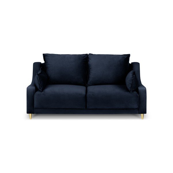 Тъмносин диван Pansy, 150 cm - Mazzini Sofas-image-2
