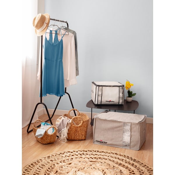 Сива компресионна кутия за съхранение , 210 л Oxford - Compactor-image-1