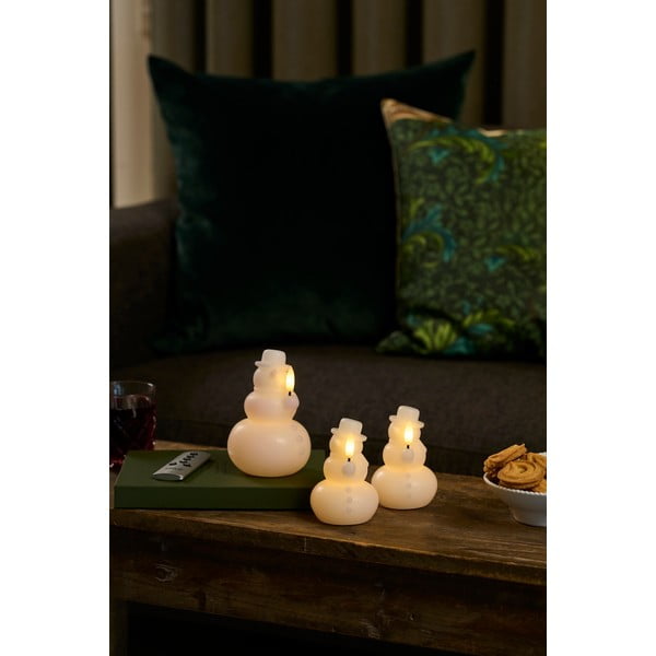 Бяла коледна светлинна украса ø 9 cm Eva – Sirius-image-1