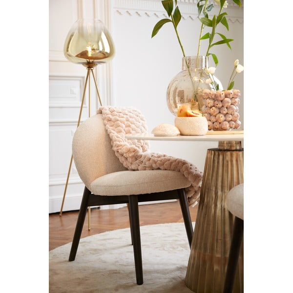 Кремави тапицирани трапезни столове в комплект 2 бр. Sinosa – Light & Living-image-1