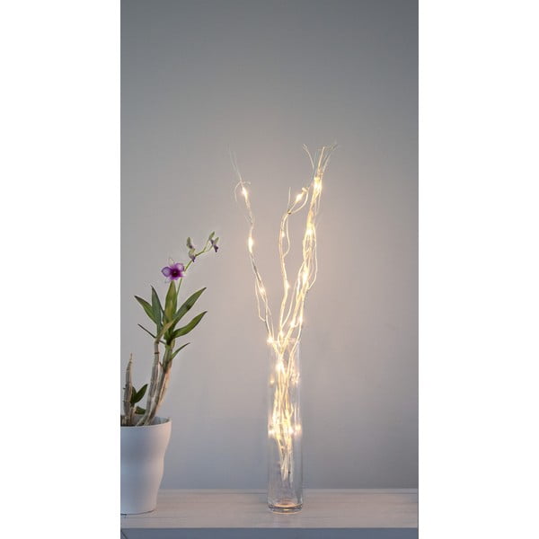 Бяла коледна светлинна украса Willow - Star Trading-image-3