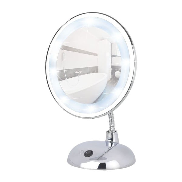 Увеличително огледало с LED светлина - Wenko