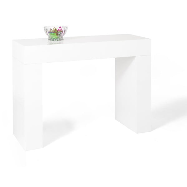 Bílý konzolový stolek MobiliFiver Evolution