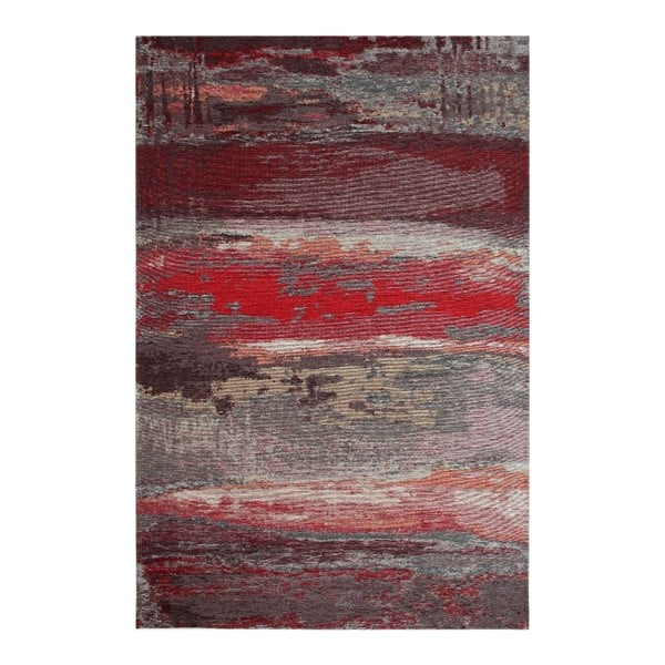 Еко килими Червен абстракт, 80 x 300 cm - Eko Halı