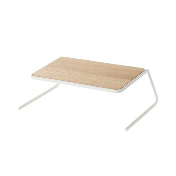 Бял/в естествен цвят дървен  допълнителен рафт 19,5x19,5 cm Tosca – YAMAZAKI