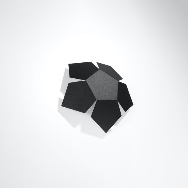 Черна стенна лампа Izar - Sollux-image-1