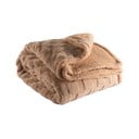 Кафяво одеяло от микроплюш 150x200 cm Rava – Tiseco Home Studio