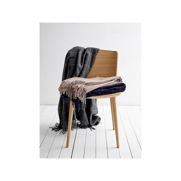 Черно каре от висока вълна Ella, 130 x 170 cm Minimal - Södahl-image-1