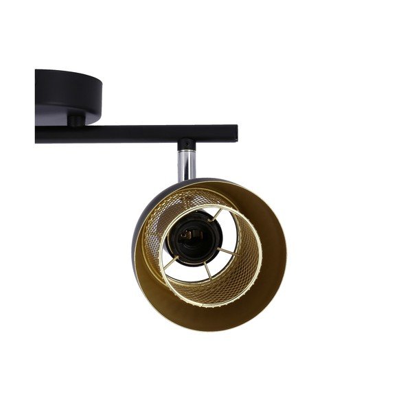 Черно осветително тялоо за таван с метален абажур 41.5x10 cm Aleksandria – Candellux Lighting-image-4