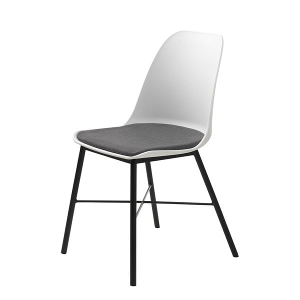 Комплект от 2 стола в бяло и сиво Whistler - Unique Furniture-image-1