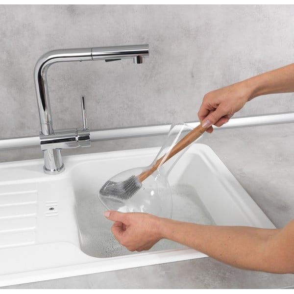 Силиконова четка за миене на съдове Hollie - Wenko-image-2