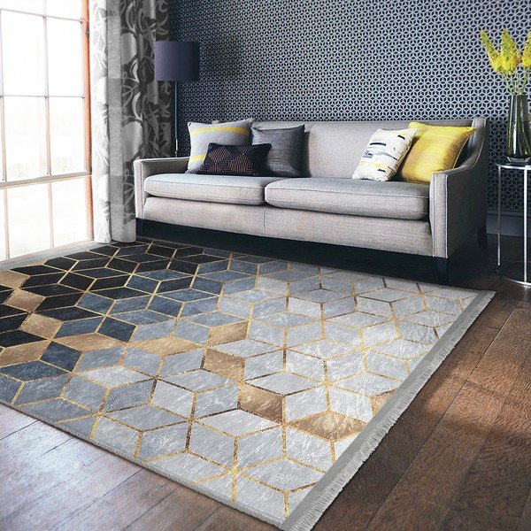 Синьо-сив килим 80x200 cm - Mila Home-image-4