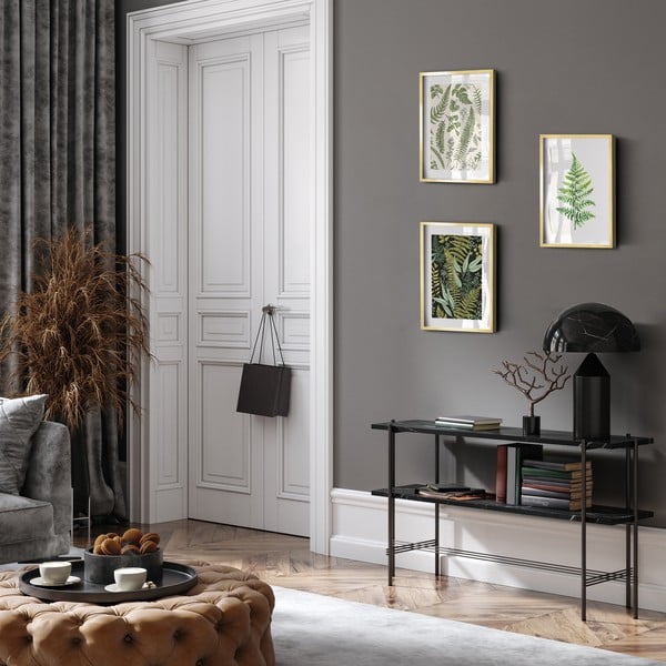 Картини в комплект 3 бр. 30x40 cm Fern – knor-image-1