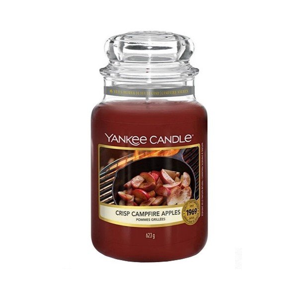 Ароматизирана свещ , време на горене 110 h Crisp Campfire Apples - Yankee Candle