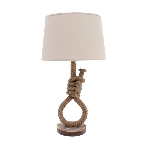 Настолна лампа от брезово дърво Rope Knot - InArt