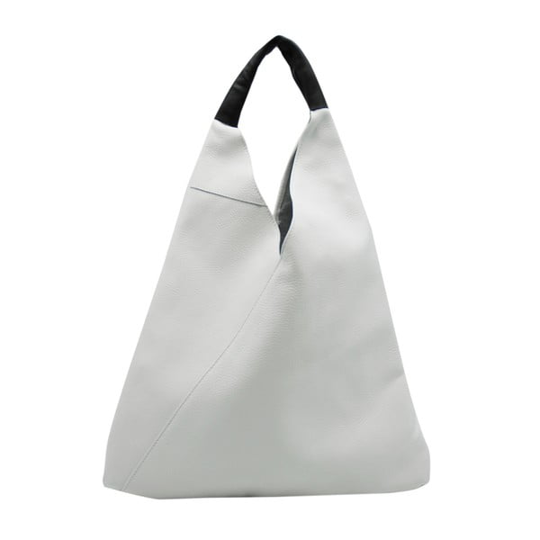 Бяла чанта от естествена кожа Karula - Andrea Cardone