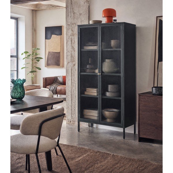 Тъмнозелен метален шкаф 90x190 cm Bronco - Unique Furniture-image-1