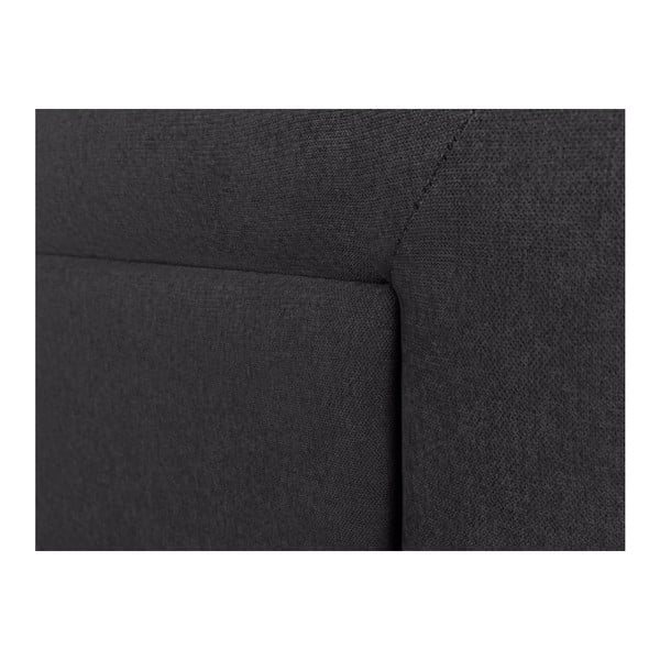 Tmavě šedé čelo postele Mazzini Sofas Ancona, 200 x 120 cm-image-2