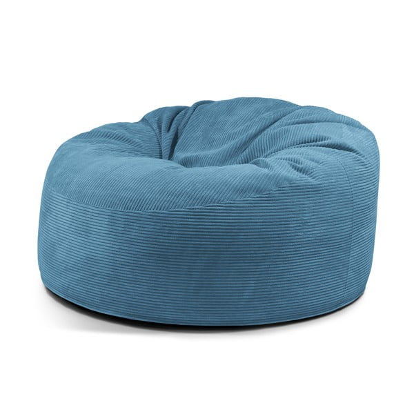 Син пуф от рипсено кадифе Om 135 – SLOWDOWN