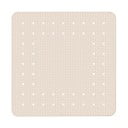 Бежова неплъзгаща се постелка за баня , 54 x 54 cm Mirasol - Wenko
