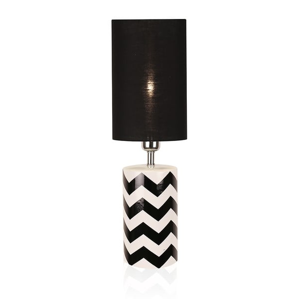 Черно-бяла настолна лампа Globen Lighting Ramses - Globen Lighting