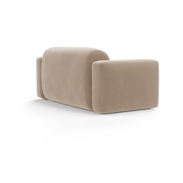 Бежов кадифен диван 180 cm Strino – Cosmopolitan Design-image-2